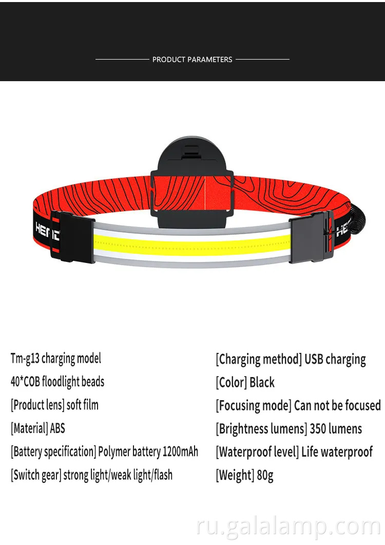 Ультра-яркий водонепроницаемый светодиодный фар для наружного использования на открытом воздухе